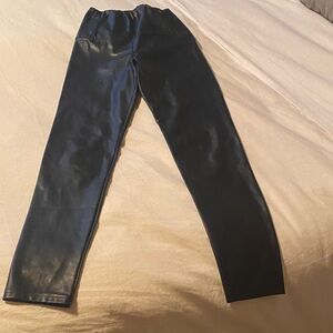 Wilfred Free Black Faux Leather Pants